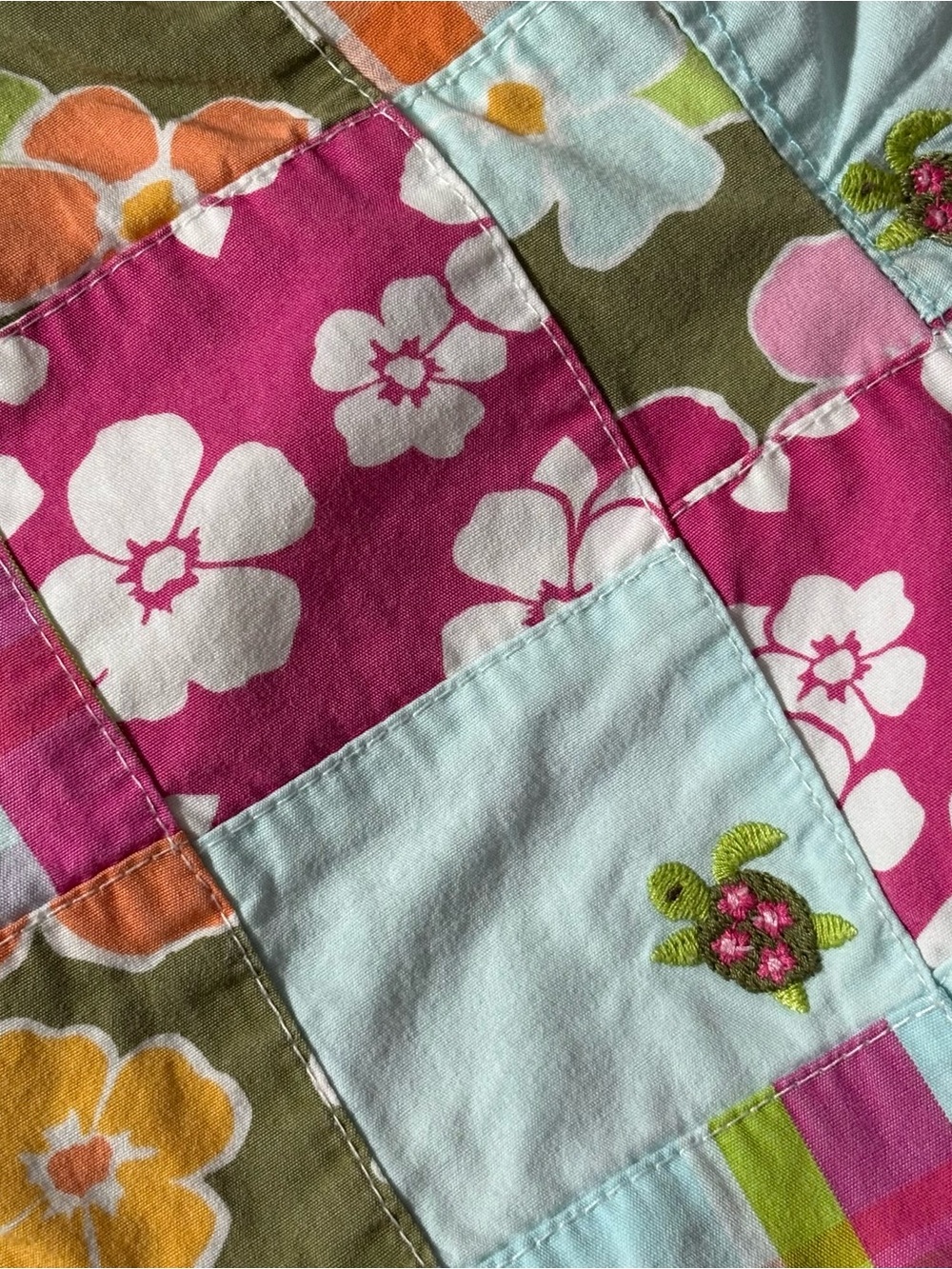 Gymboree Vintage Floral Reef Patchwork Ruffled Shorts Nostalgic 2T Y2K Coquettte - Picture 2 of 9